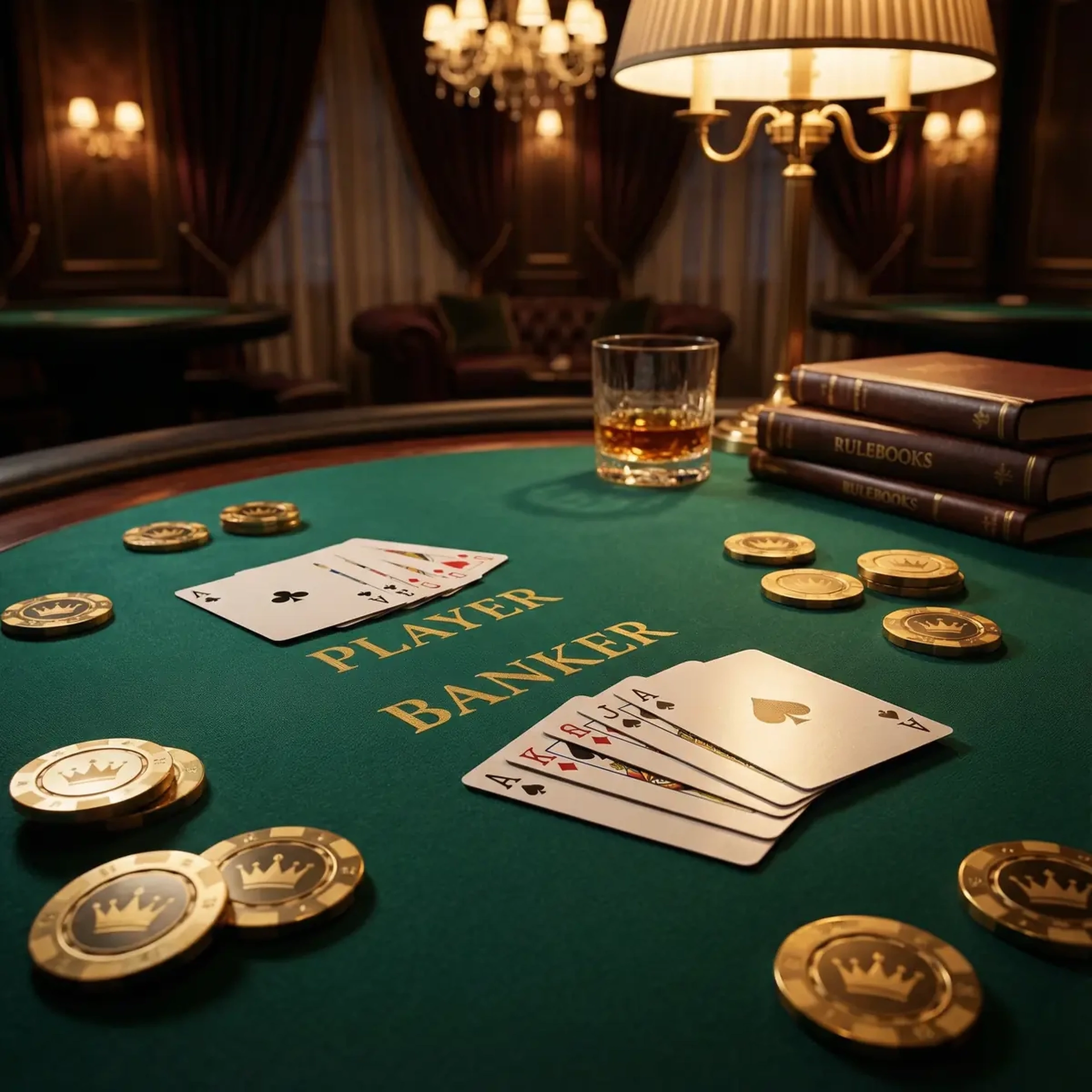 Bacará juego de cartas casino VIP